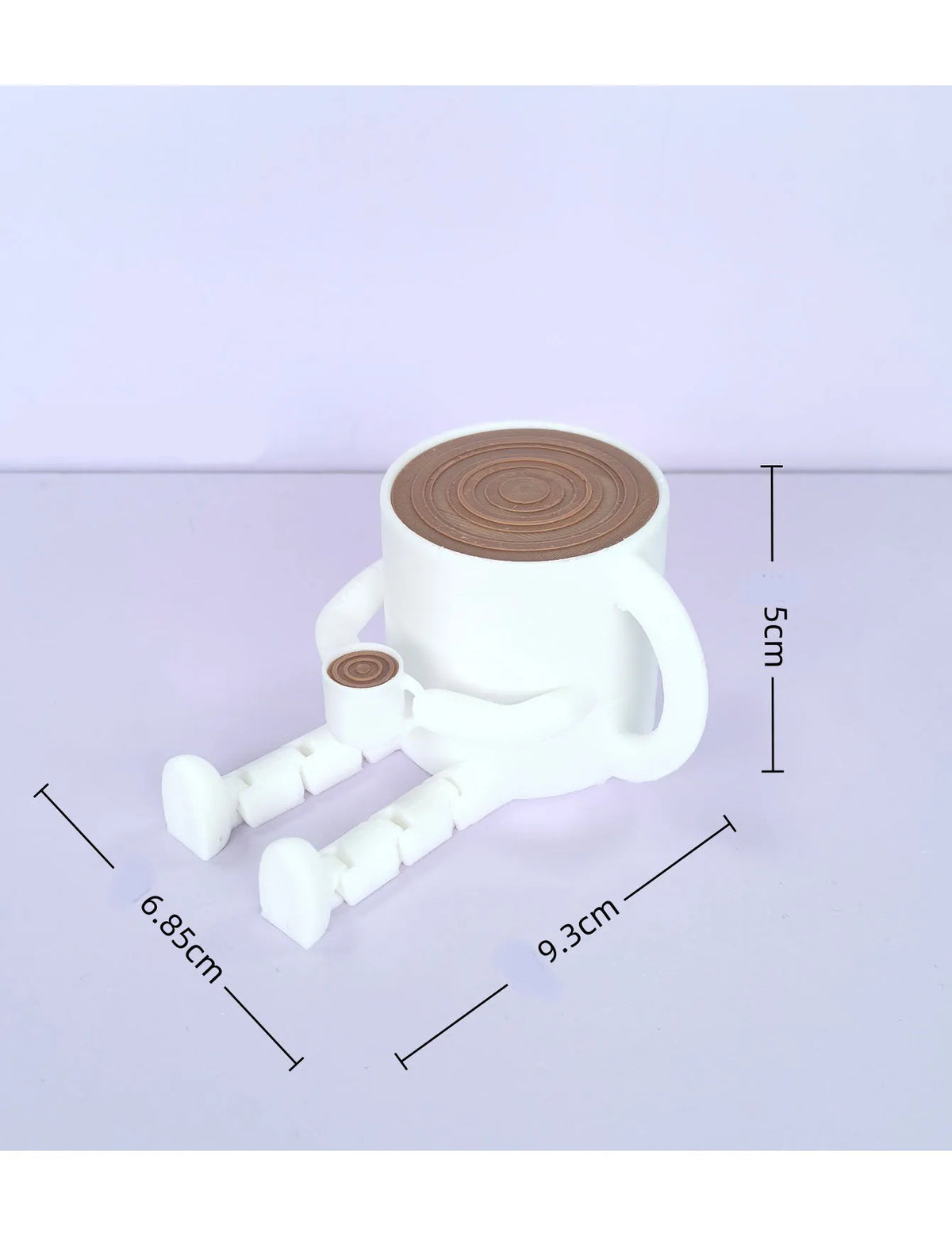 3D Printing Coffee Bean Office Desk Doll Coffee Bean Mini Statue Fun Model Home Decor Office Sculpture