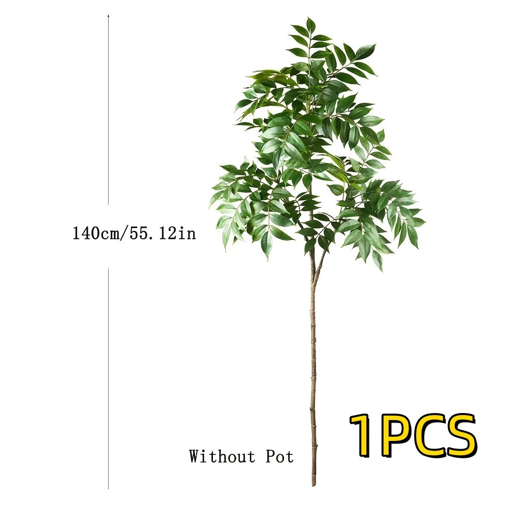 76/140cm 29.92/ 55.12inch Artificial Banyan Tree – Tropical Green Plant Decor