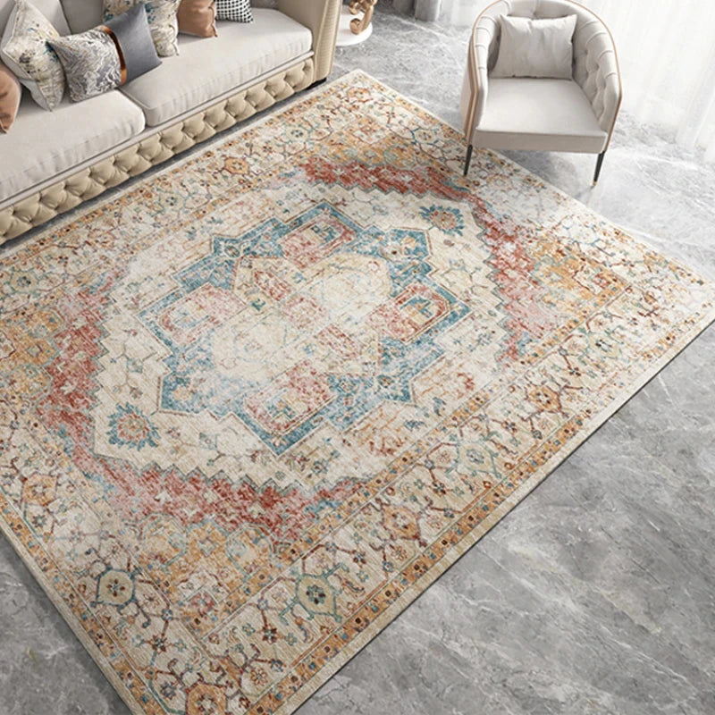 1pc Classic American Retro Style DoorMat, Non-slip Carpet, Suitable for Living Room, Bedroom, Bathroom, Holiday Home Decoration