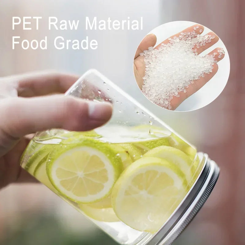 1/5/10pcs 20-250ml Aluminum Lid Jar,Storage Jars With Lids Aluminum Round Canister Empty Plastic Cosmetic Food Travel Bottle Pot