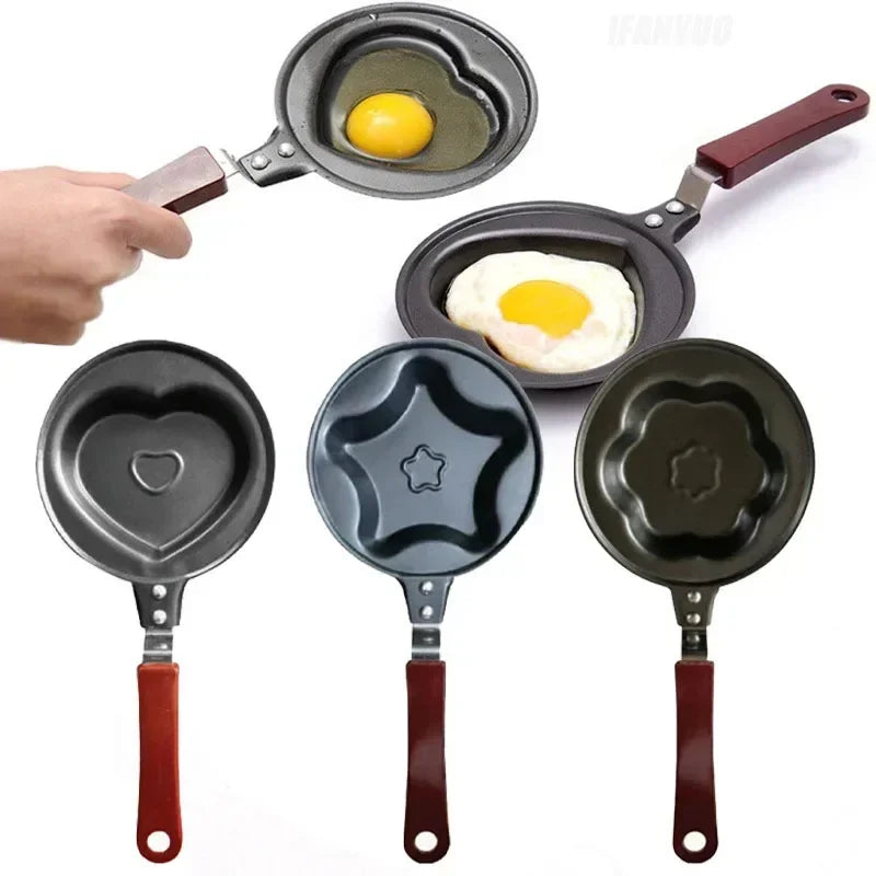 Stainless Steel Heart & Star Omelet Pan