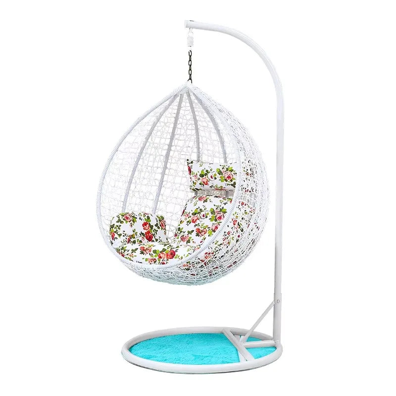 Hot Selling Indoor Swing Outdoor Hanging Chair Rattan Wicker Egg Swing Chair Customized