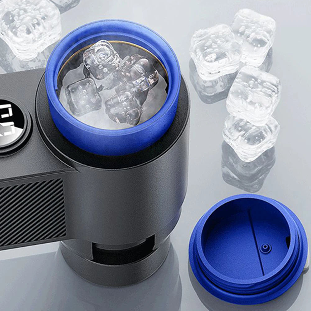 2 In 1 Car Cup Cooler Warmer with Temperature Digital Display Car Insulation Drink Cooler Cup 12V for Coffee Milk Drinks