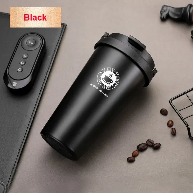 500ml Insulated Travel Coffee Cup with Handle
