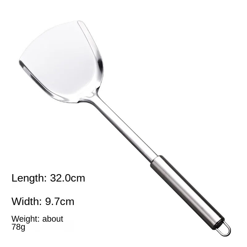 Stainless Steel Wok Spatula & Ladle Set