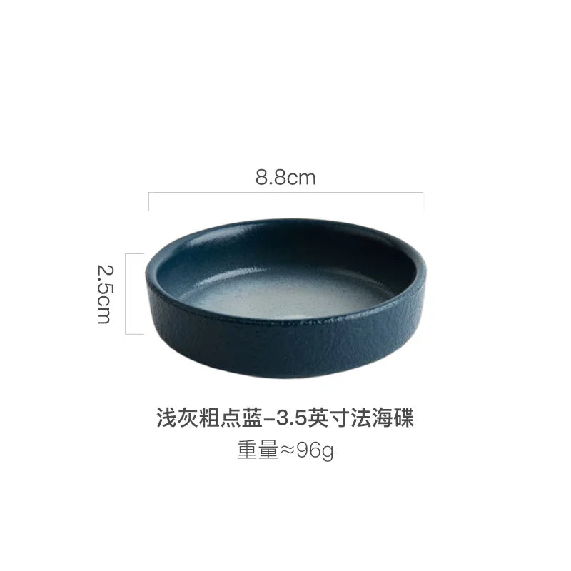 3.5-Inch Japanese Ceramic Small Round Plate