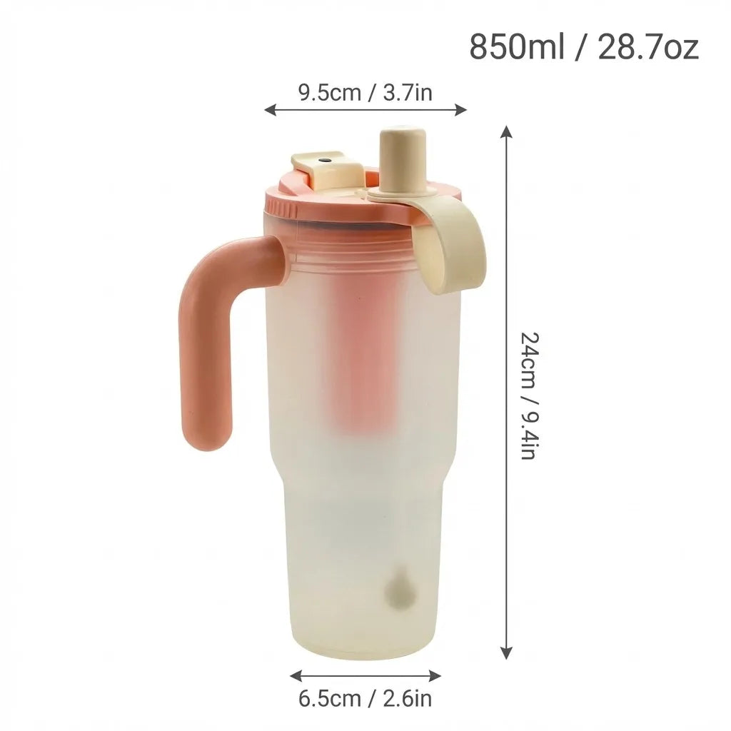 850ML Large Capacity Tumbler with Handle