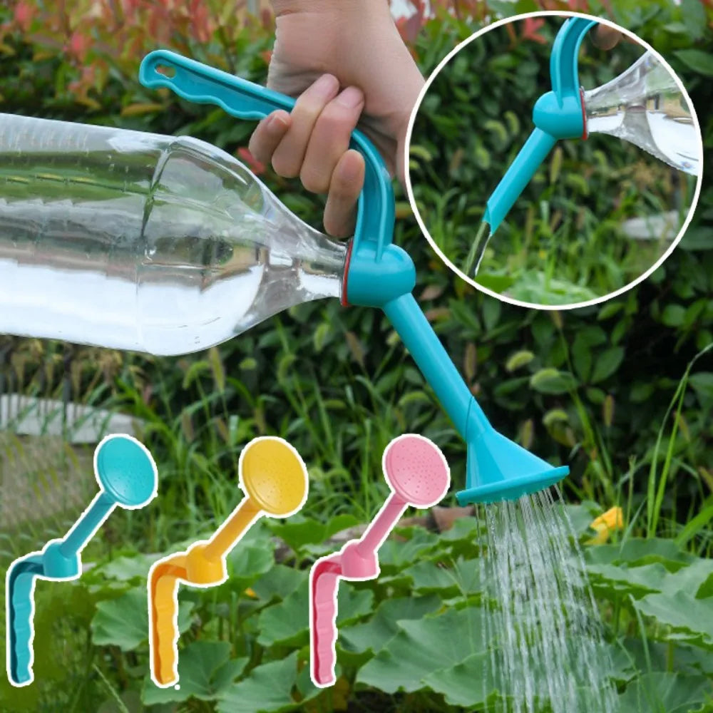 New Dual-purpose Long-spout Watering Can Handheld Flower Watering Device Garden Plant Horticultural Watering Beverage Bottles