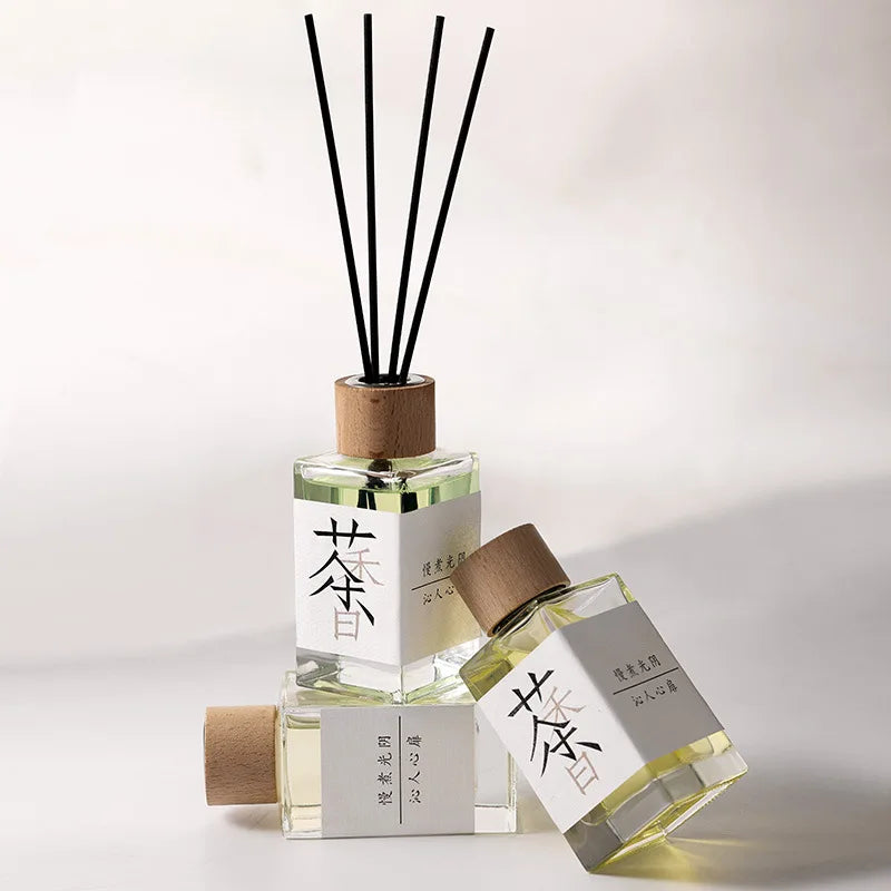 Tea Fragrance Fire-free Aromatherapy Indoor Long-lasting Wardrobe Fire-free Essential Oil Ornaments for Home