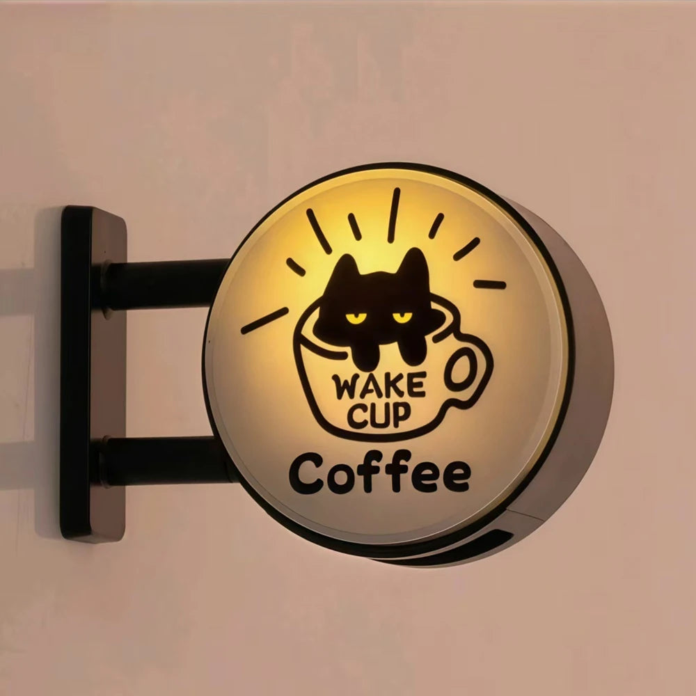 Mini Lightbox Fridge Magnet Coffee Japanese-style Creative Tourism Souvenir Magnetic Luminous Light Box Home Decoration Gift