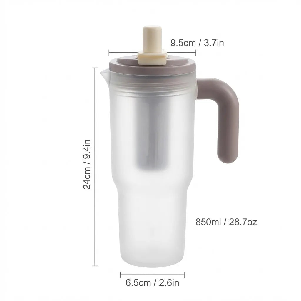 850ML Large Capacity Tumbler with Handle