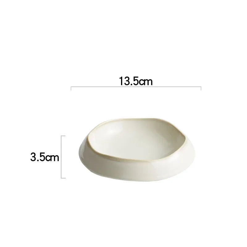 Versatile Ceramic Dinner & Steak Plate
