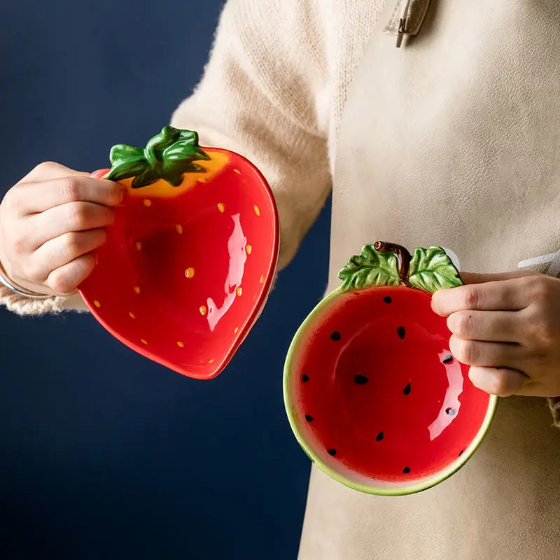 300ml Cute Strawberry Salad & Noodle Bowl