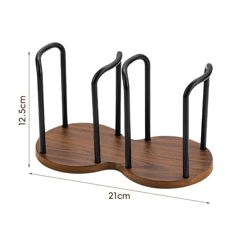 Disposable Cup Dispenser Imitation Walnut Wood Water Cup Storage Holder Coffee Tea Cup Desktop Paper Cup Storage Rack Organizer