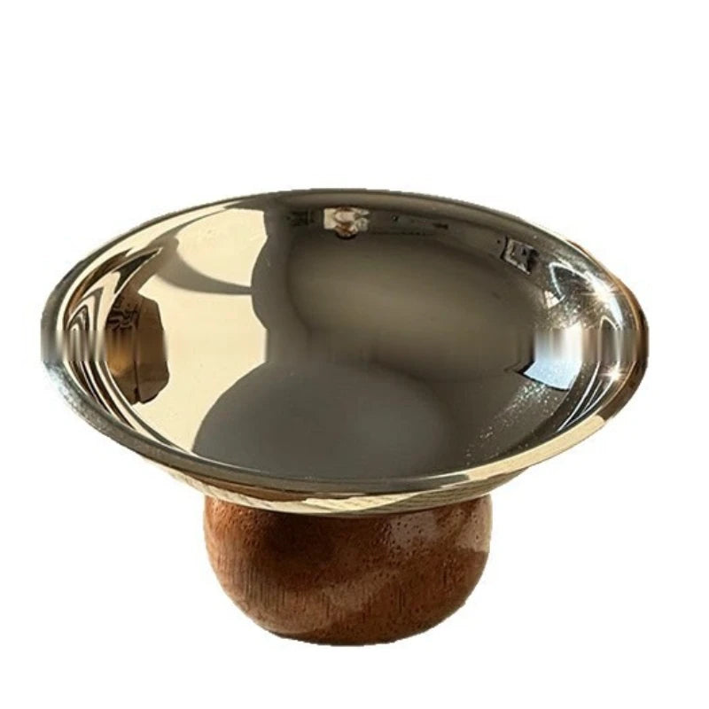 Ins Style Creative Short Bowl Stainless Steel Dessert Bowl High-looking Snack Bowl Ice Cream Cup Pudding Cup