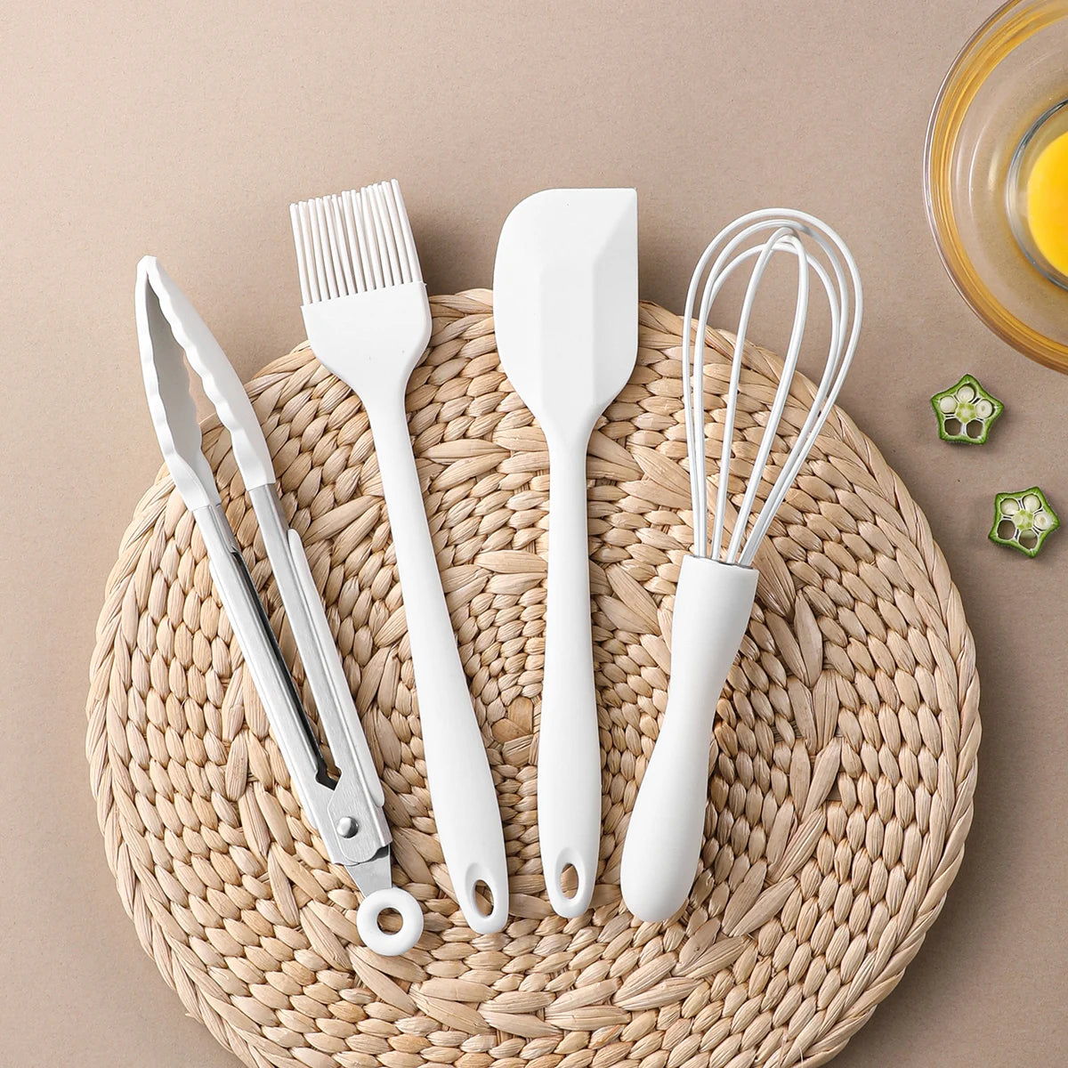 4Pcs Silicone Baking & Cooking Set