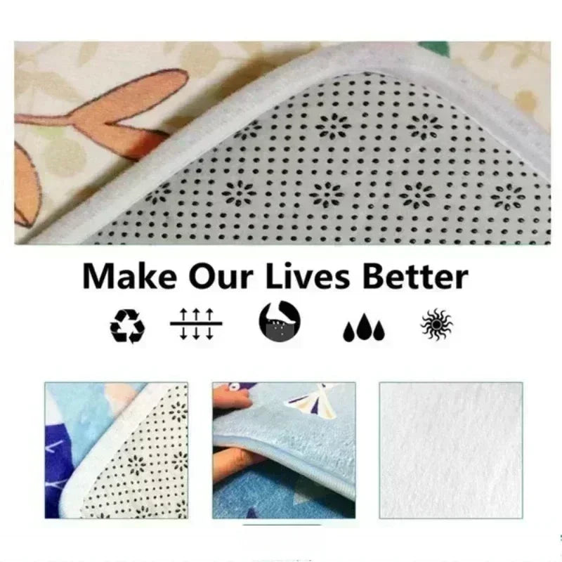 1pc Classic American Retro Style DoorMat, Non-slip Carpet, Suitable for Living Room, Bedroom, Bathroom, Holiday Home Decoration