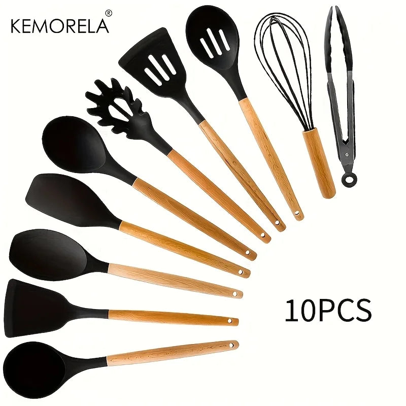 10-Piece Heat-Resistant Cookware Set