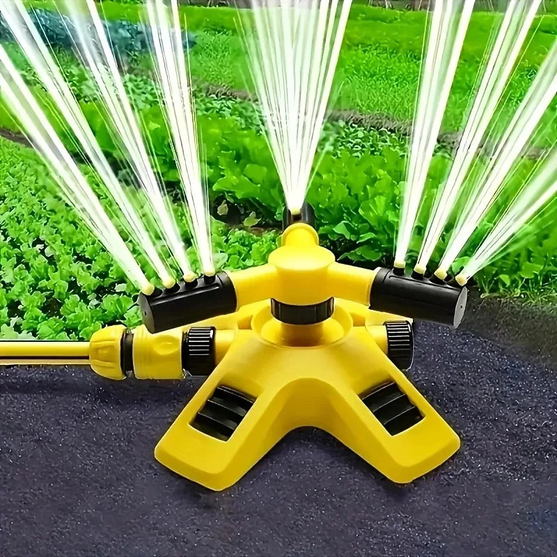 360° Rotating Garden Sprinkler Adjustable 2 Spray Modes Automatic Lawn Watering Irrigation System for Yard Grass Plant Care
