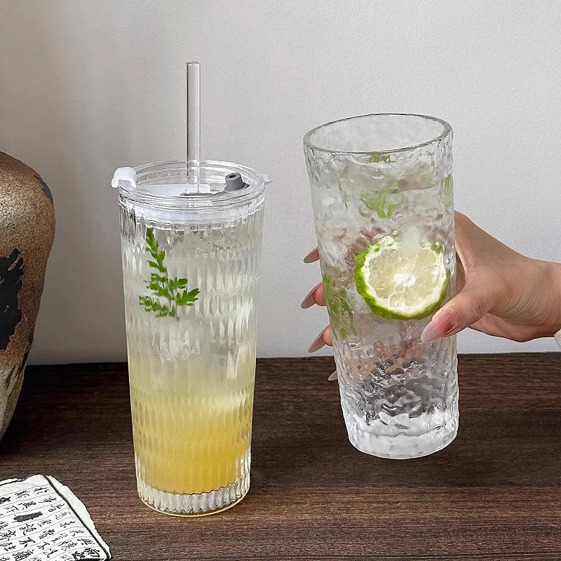 Large capacity straw cup summer high-value women&