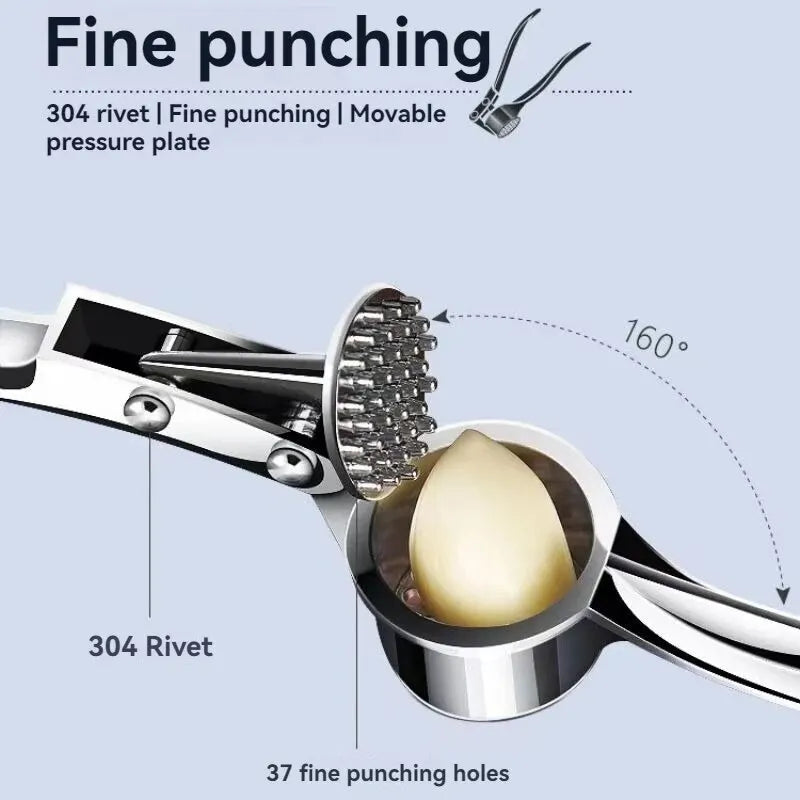 Multifunctional Manual Garlic Press – Anti-Skid Thickened Garlic Crusher