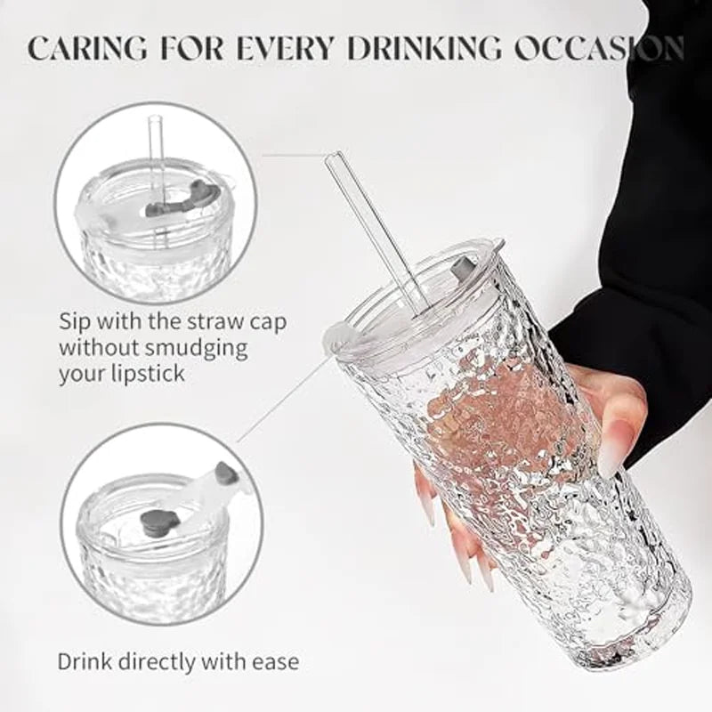 Large capacity straw cup summer high-value women&