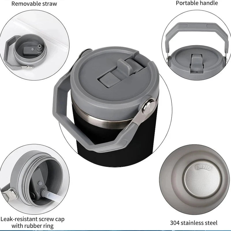 Large Capacity 304 Stainless Steel Water Mug