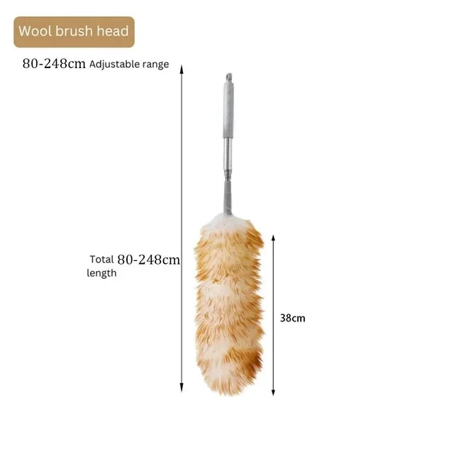 Microfiber Telescopic Duster Gap Dust Cleaner Brush Ceiling Removal Car Furniture CleaningBrush Household Ceiling Cleaning Tools