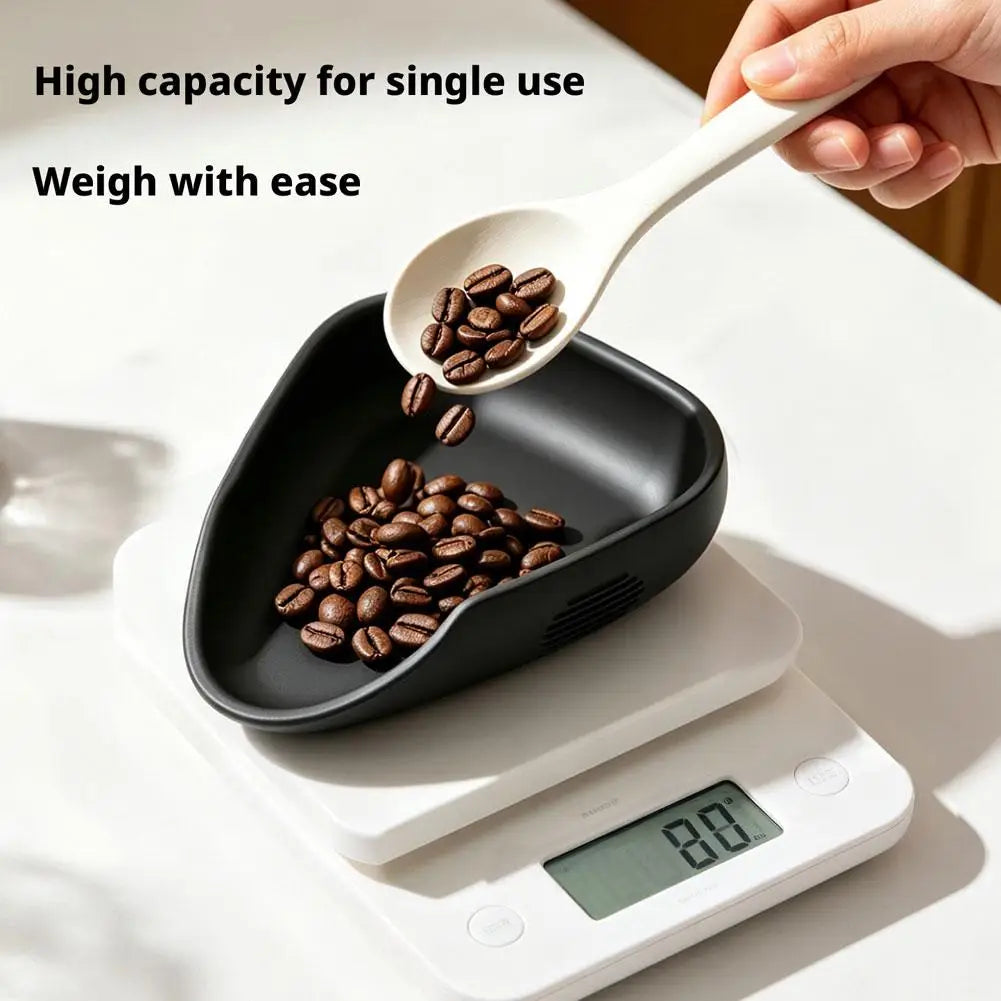 Silicone Coffee Bean Dosing Tray Espresso Measuring Cup Spill Free Pouring Weighing Vessel For Coffee Bar Accessories