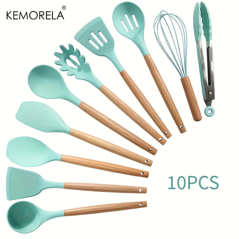 10-Piece Heat-Resistant Cookware Set