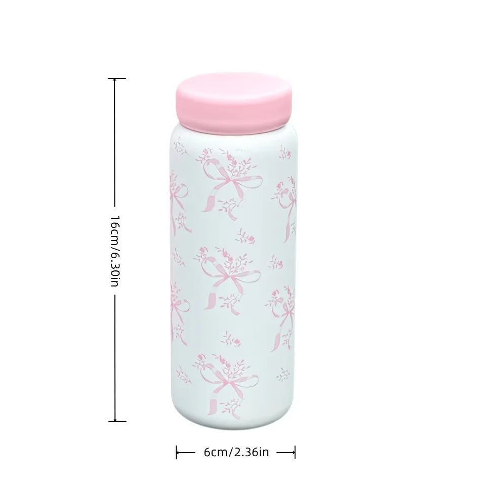 320ml Mini Direct Drinking Thermos Cup with Tea Strainer, Portable Coffee Cup & Gift Water Bottle, Couple Gifts