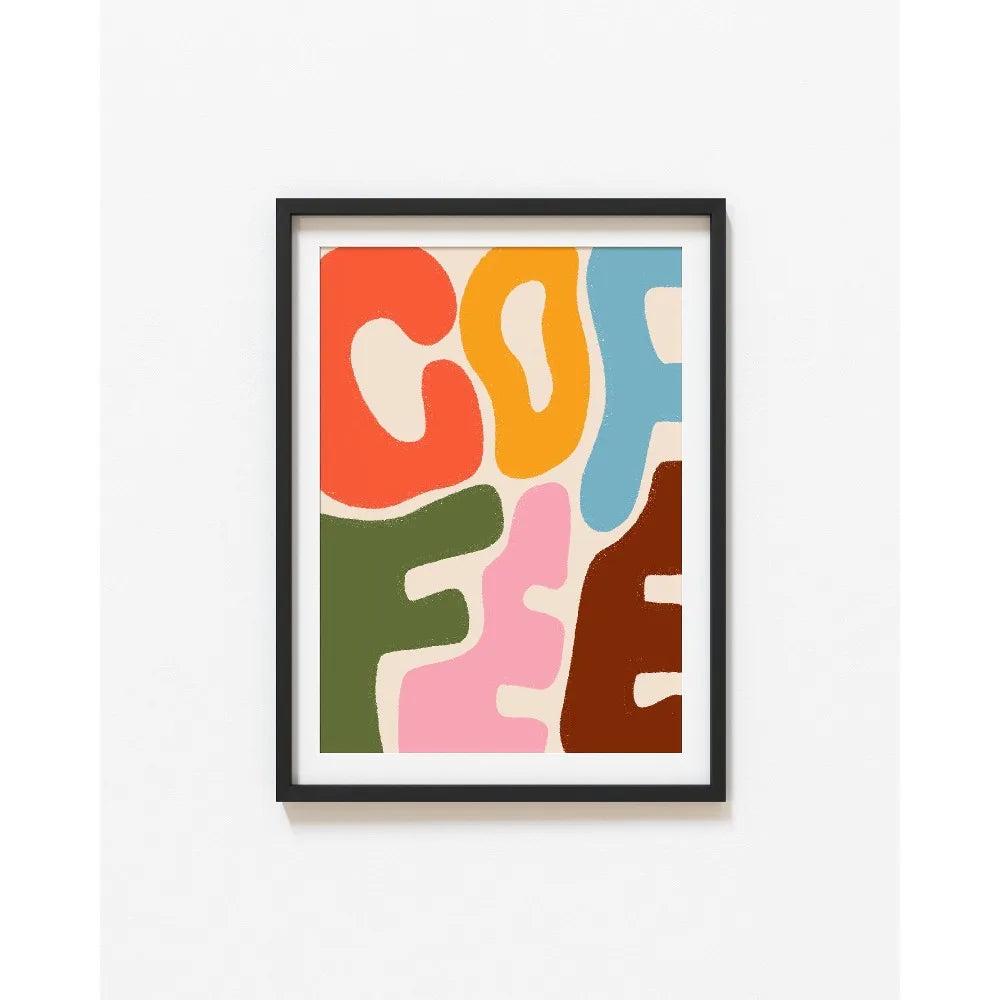 Frameless,Coffee Poster,Espresso Printing,Fashion Kitchen Decor,Coffee Bar Decor,Retro Coffee Wall Art,Kitchen Wall Printable