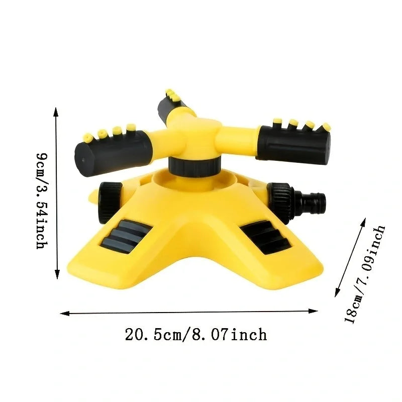 360° Rotating Garden Sprinkler Adjustable 2 Spray Modes Automatic Lawn Watering Irrigation System for Yard Grass Plant Care