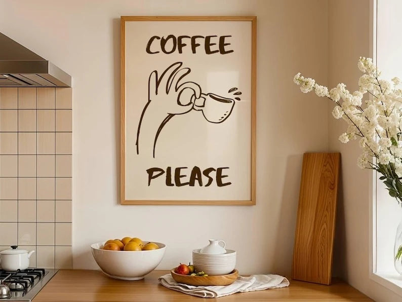 3pcs Club Coffee Canvas Wall Art, Unframed Retro Coffee Posters, Coffee Cart Print for Coffee Station Decor, Coffee Lover Gifts