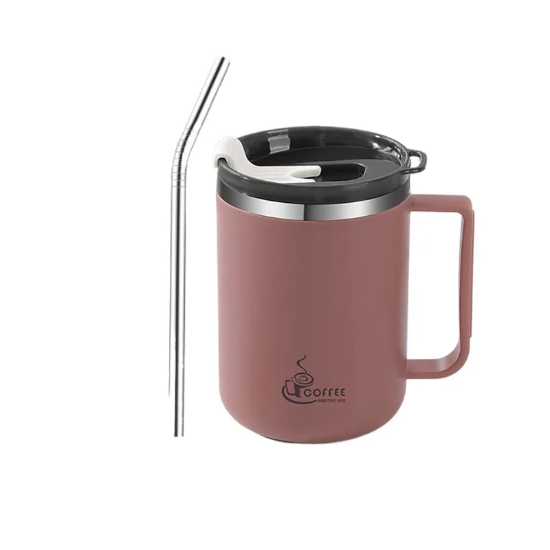 430ML Double-Layer Stainless Steel Coffee Mug