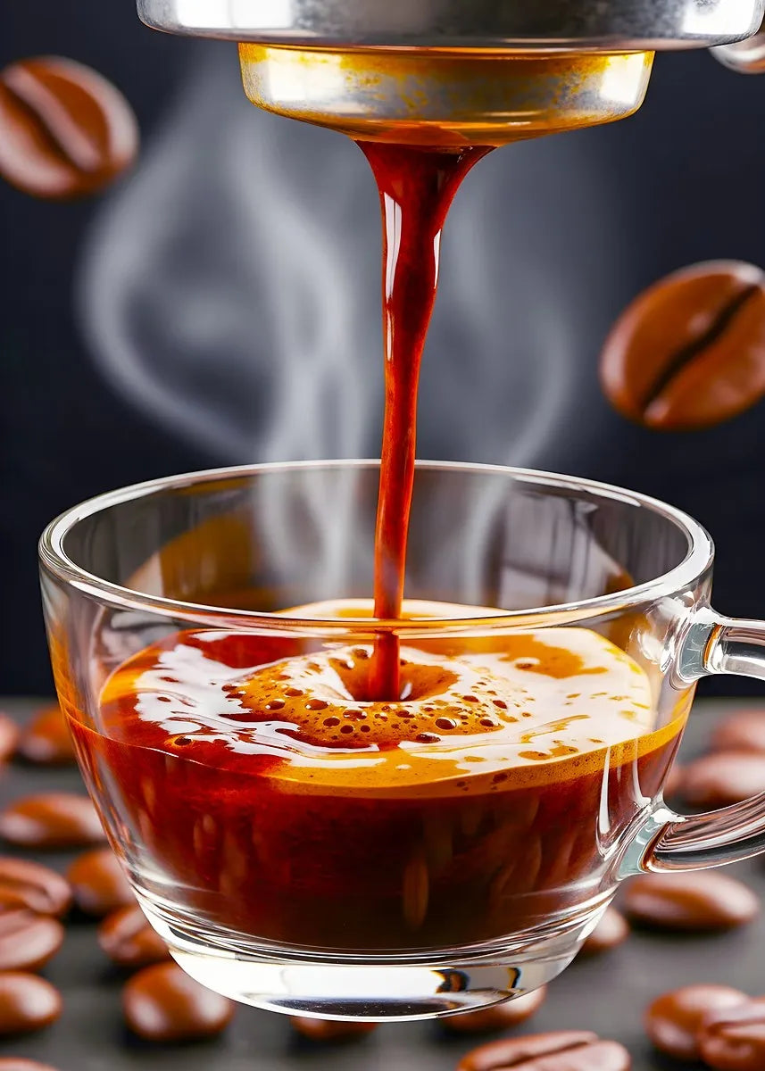 Coffee Cup And Beans Photograph Posters Delicious Coffee Latte Breakfast Prints Canvas Painting Wall Art Picture Home Room Decor