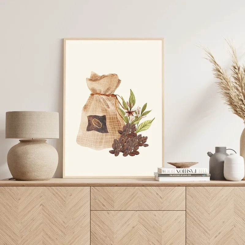 Modern Cappuccino Cup Inspiring Coffee Quotes Print Posters Canvas Painting Wall Art Picture for Office Kitchen Cafe Home Decor