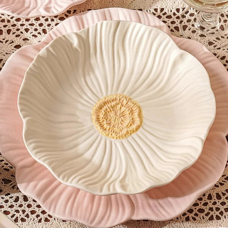 Delicate Ceramic Dessert & Snack Dish
