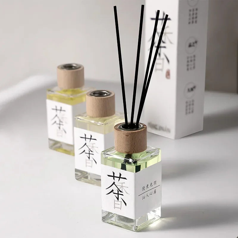 Tea Fragrance Fire-free Aromatherapy Indoor Long-lasting Wardrobe Fire-free Essential Oil Ornaments for Home