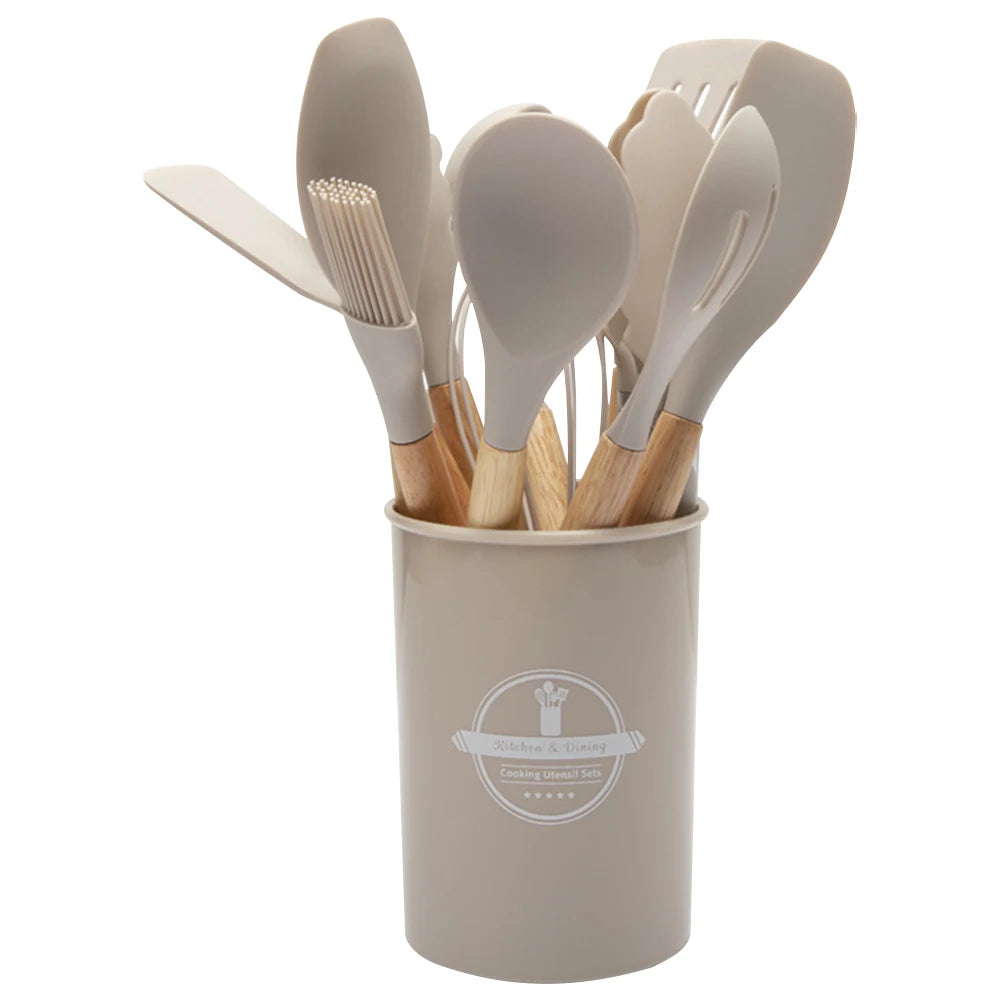 12Pcs Silicone Kitchen Utensil Set