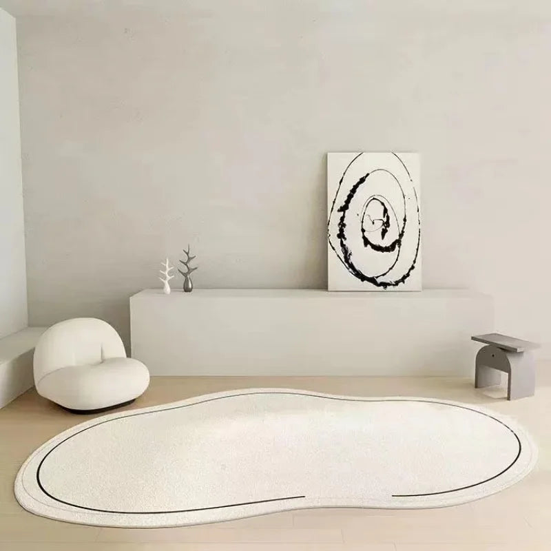 Living Room Study Elegant White Decorative Carpets Children&