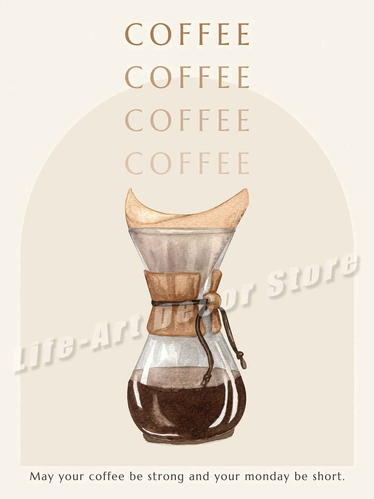 Modern Cappuccino Cup Inspiring Coffee Quotes Print Posters Canvas Painting Wall Art Picture for Office Kitchen Cafe Home Decor