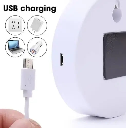 LED Smart Human Body Sensor Night Lamp Emergency Automatic Lighting USB Charging Wireless Magentic Suction Use Night Light