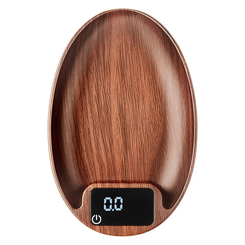 JUSTINLAU Digital Coffee Scale 0.1g Precision Espresso Brewing Weighing Scale with Bean Plate Portable for Kitchen Cafe Outdoor