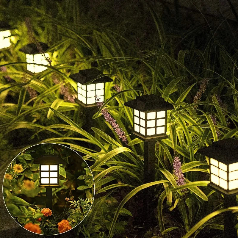 Solar Light LED Light Outdoor Waterproof Solar Walkway Lights Landscape Lighting for Garden Yard Patio Driveway Camping Decor