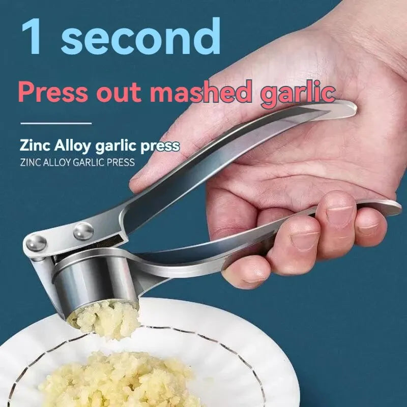 Multifunctional Manual Garlic Press – Anti-Skid Thickened Garlic Crusher