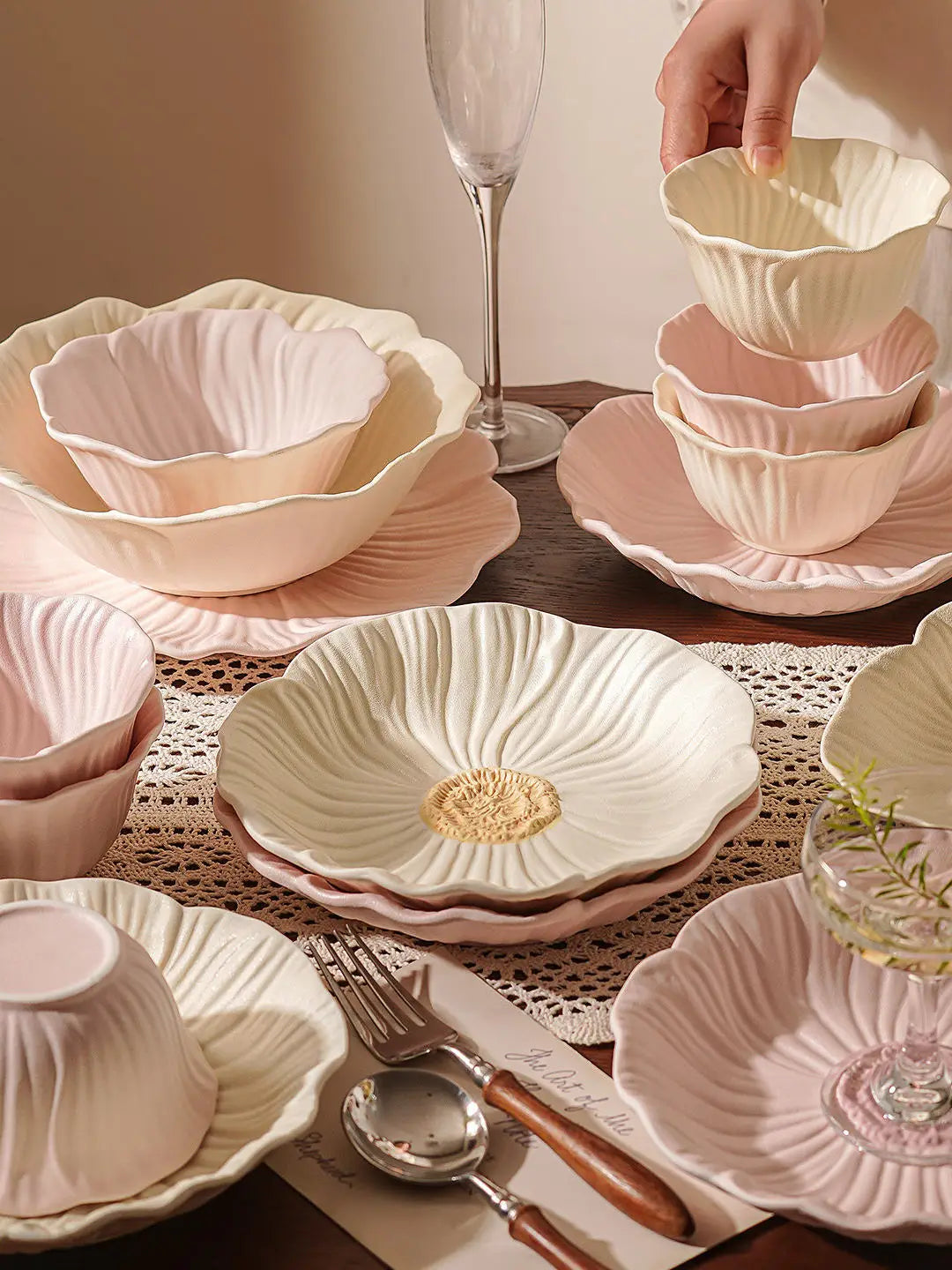 Delicate Ceramic Dessert & Snack Dish