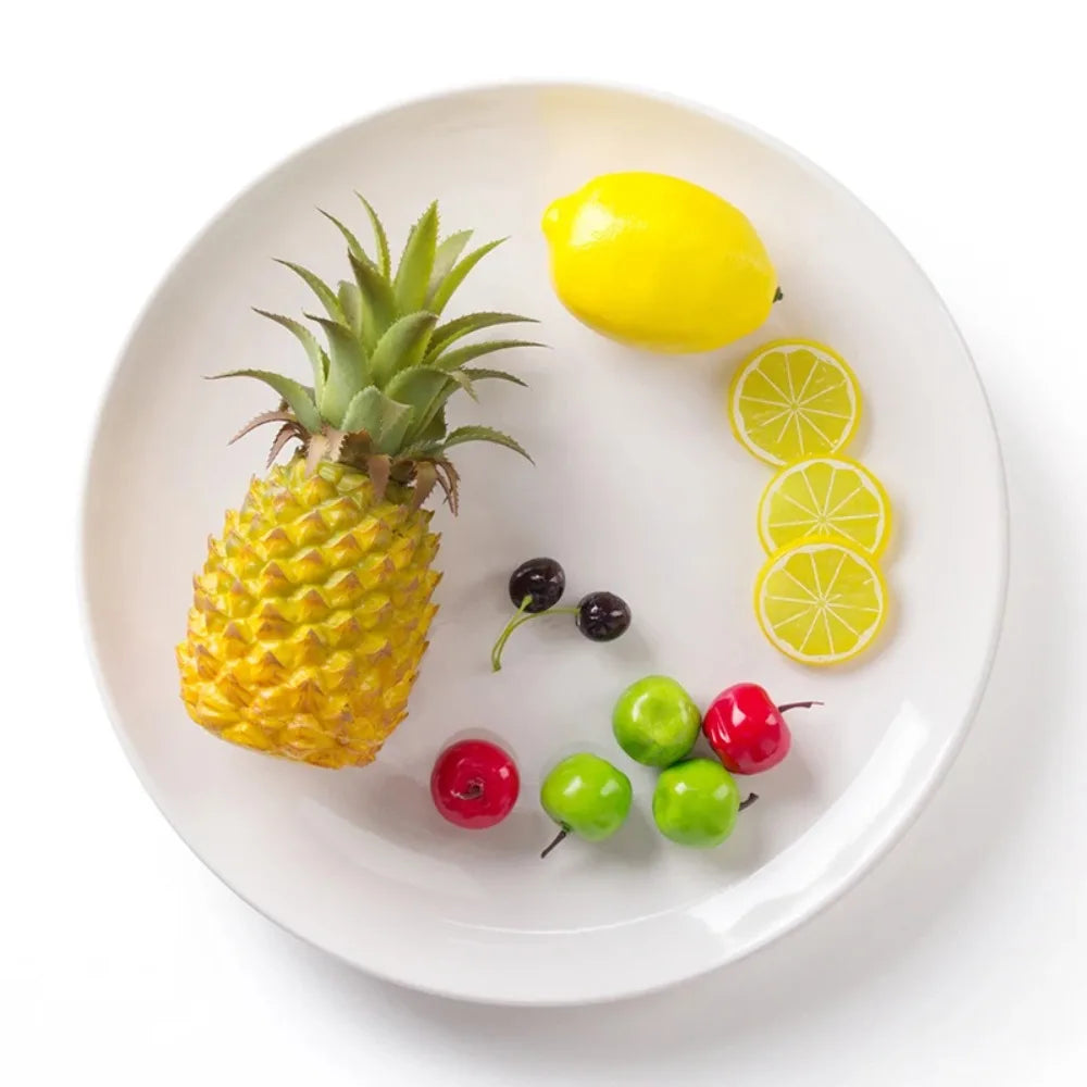 White Melamine Unbreakable Dinner Plate