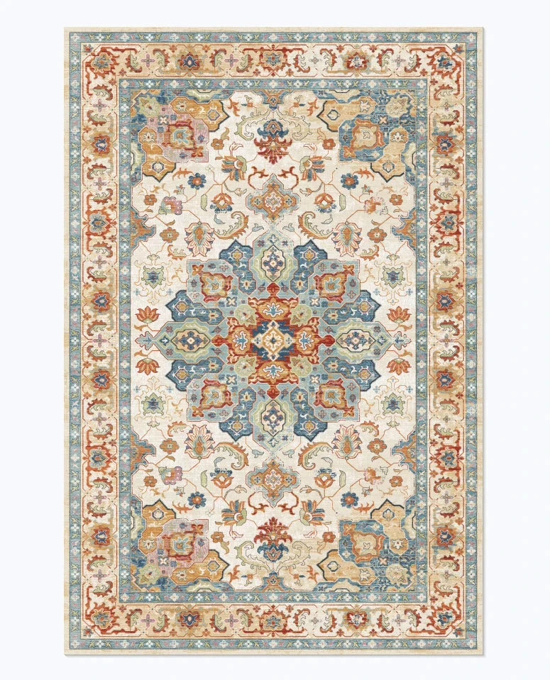 1pc Classic American Retro Style DoorMat, Non-slip Carpet, Suitable for Living Room, Bedroom, Bathroom, Holiday Home Decoration