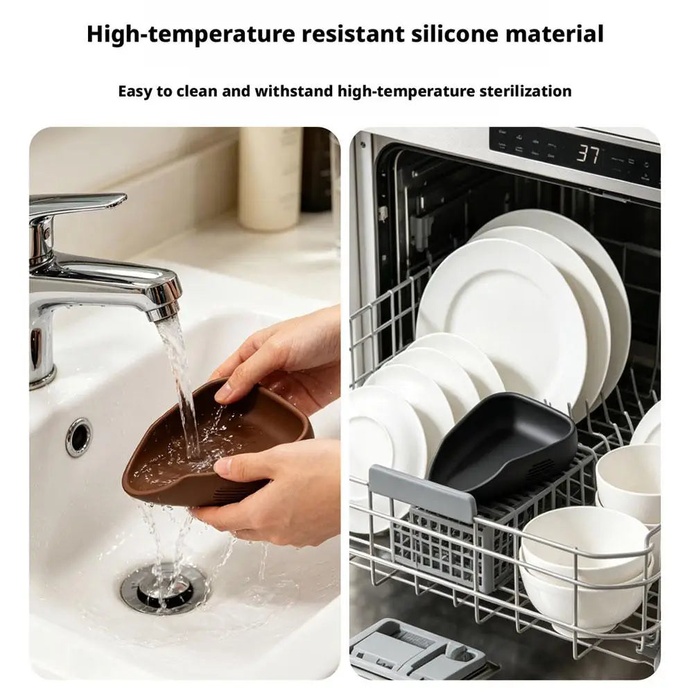 Silicone Coffee Bean Dosing Tray Espresso Measuring Cup Spill Free Pouring Weighing Vessel For Coffee Bar Accessories